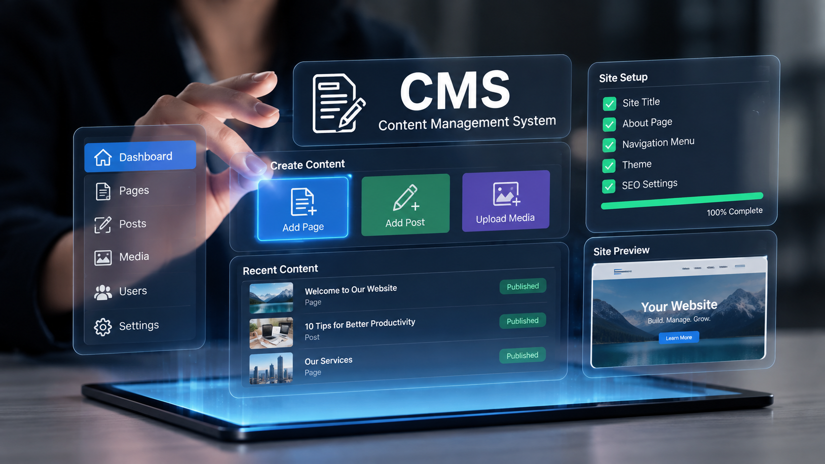 Setting Up CMS